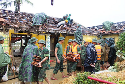 “Chung tay xây dựng xã hội an toàn trước thiên tai”